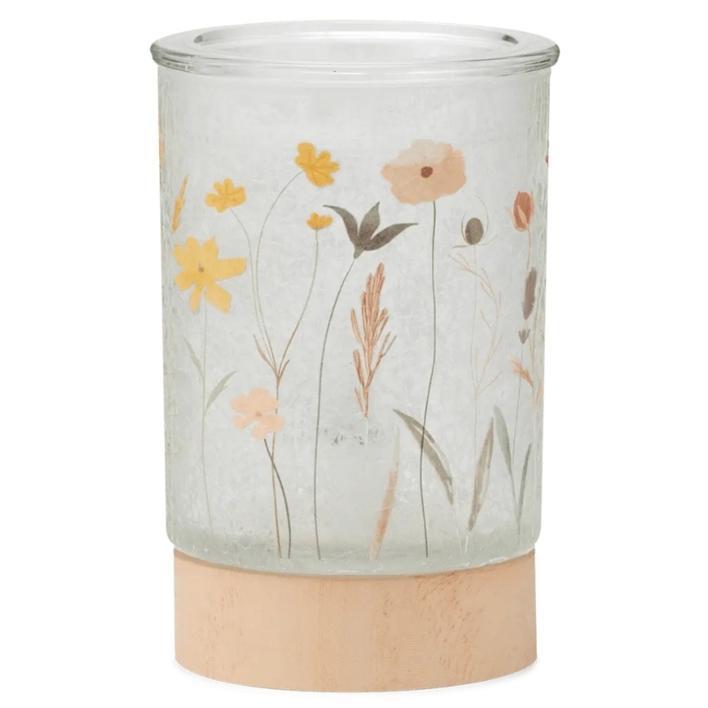 Scentsy Pick of the Bunch Warmer –White with Floral Accents with 2 wax sets BNIB - Picture 9 of 12